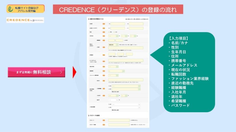 【超図解】CREDENCE（クリーデンス）の登録方法や入力時の注意点を詳しく解説
